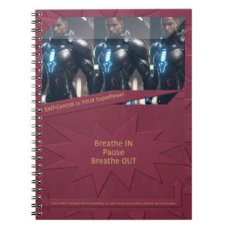 Caderno Espiral O autocontrolo é o seu SuperPower