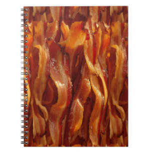 Caderno Espiral O bacon coloca para sempre a decoração