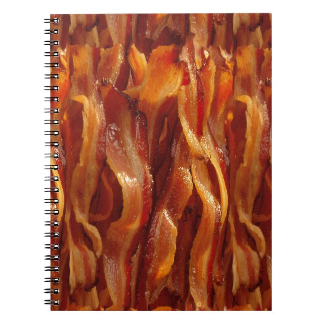 Caderno Espiral O bacon coloca para sempre a decoração (Frente)