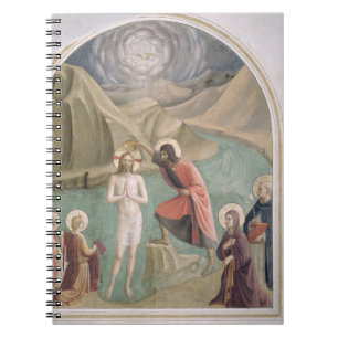 Caderno Espiral O baptismo do cristo, c.1438-45 (fresco)