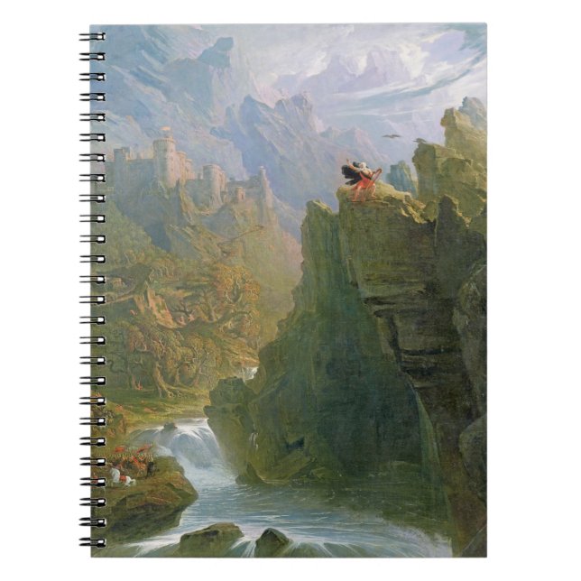 Caderno Espiral O bardo, c.1817 (óleo em canvas) (Frente)