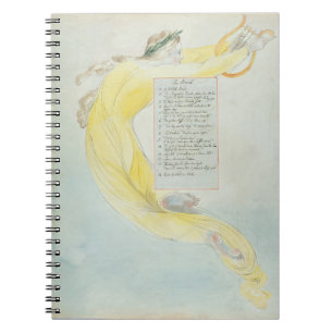 Caderno Espiral "O bardo", projeta 52 "dos poemas de Thomas GR