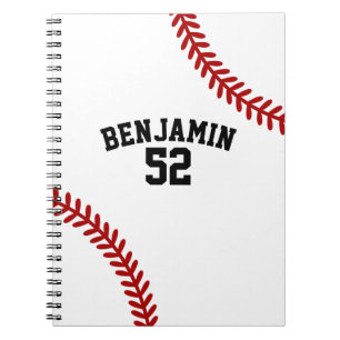 Caderno Espiral o basebol ostenta o treinador de basebol