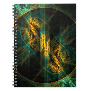 Caderno Espiral O Bloco de Anotações da Abstrato da Selva
