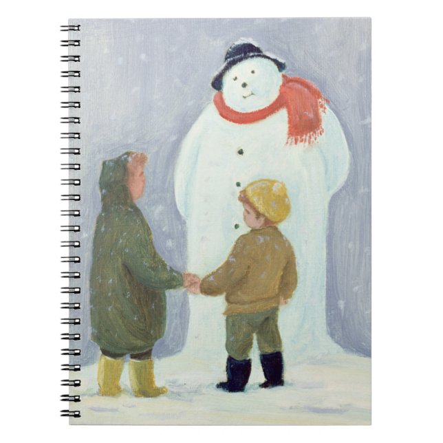 Caderno Espiral O boneco de neve (Frente)