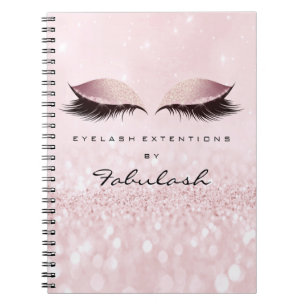 Caderno Espiral O brilho dos chicotes Eyes o nome feminino do rosa