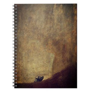 Caderno Espiral O Cachorro (El Perro) - de Francisco Goya