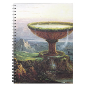 Caderno Espiral O Cálice do Titã por Thomas Cole