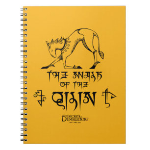 Caderno Espiral O Caminho do Gráfico da Linha de Qilin
