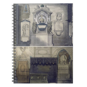 Caderno Espiral O canto dos poetas, placa F da "abadia de