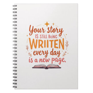 Caderno Espiral O capítulo não escrito: Arte de Livro e Estrelas