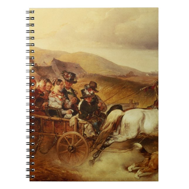 Caderno Espiral O carro do casamento (Frente)