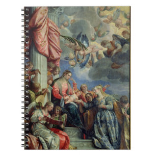 Caderno Espiral O casamento místico de St. Catherine