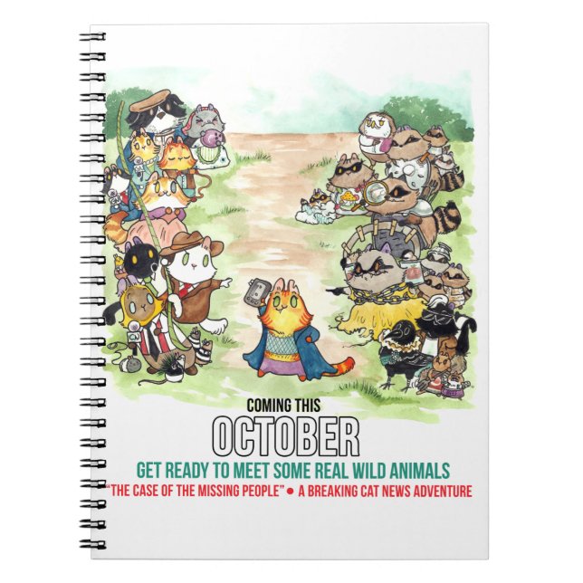 Caderno Espiral O caso de Goldie (Frente)