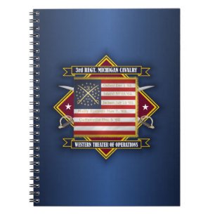 Caderno Espiral ó Cavalaria de Michigan