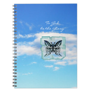 Caderno Espiral O céu aberto a Deus seja a glória