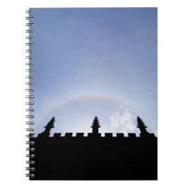 Caderno Espiral O céu é o halo Oxford de Sun do limite inspirado