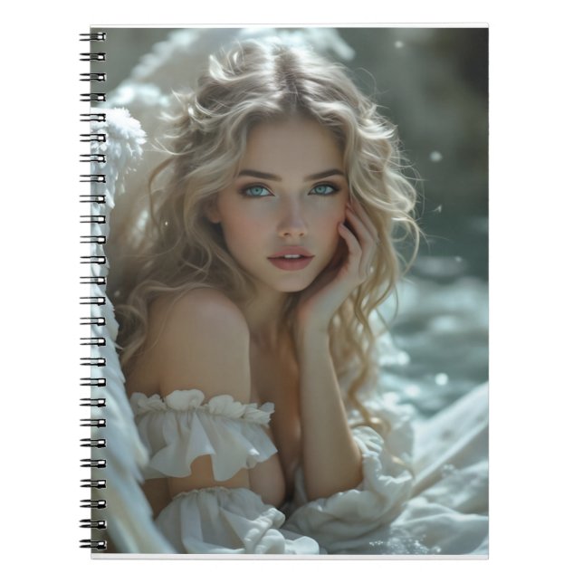 Caderno Espiral O Céu em Seus Olhos: Anjo da Maravilha Silenciosa (Frente)