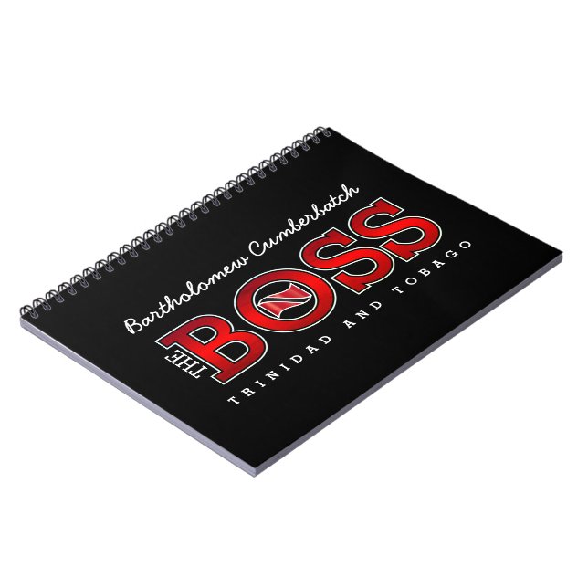 Caderno Espiral O Chefe Trinidad & Tobago (Left Side)