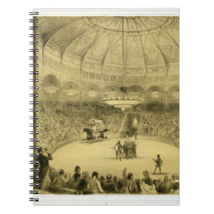 Caderno Espiral O circo nacional, publicado por Auguste Bry