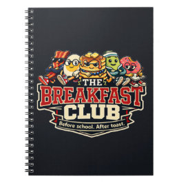 Caderno Espiral O Clube do Café da Manhã - Amantes da Comida