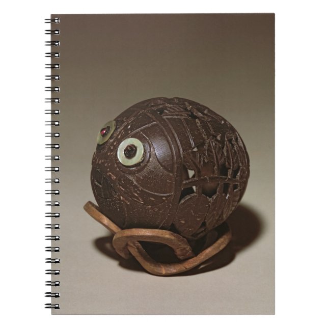 Caderno Espiral O coco sculpted em uma cara, c.1895 (Frente)