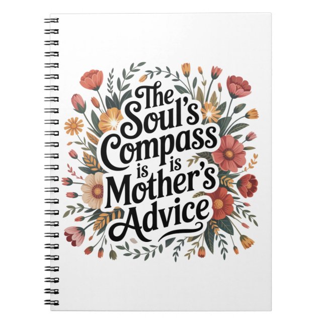 Caderno Espiral O Compasso da Alma é o Conselho da Mãe (Frente)