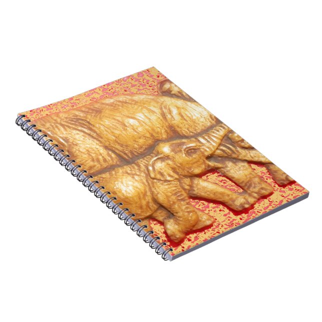 Caderno Espiral O Coração da Herda: Retrato da Família Elefante (Lado Direito)