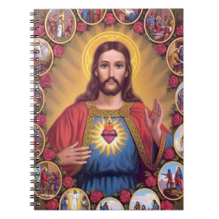 Caderno Espiral O coração sagrado de Jesus