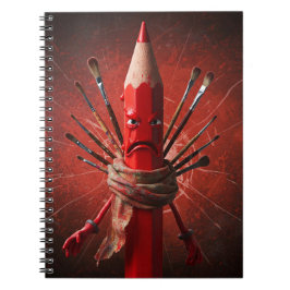 Caderno Espiral O Crimson Scribbler