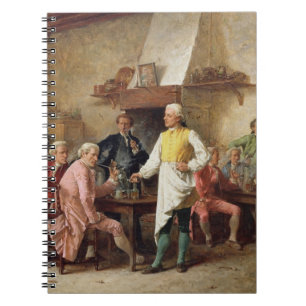 Caderno Espiral O debate de um cavalheiro, 1881 (óleo no painel)