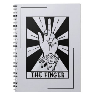 Caderno Espiral O Dedo - Cartão Tarot