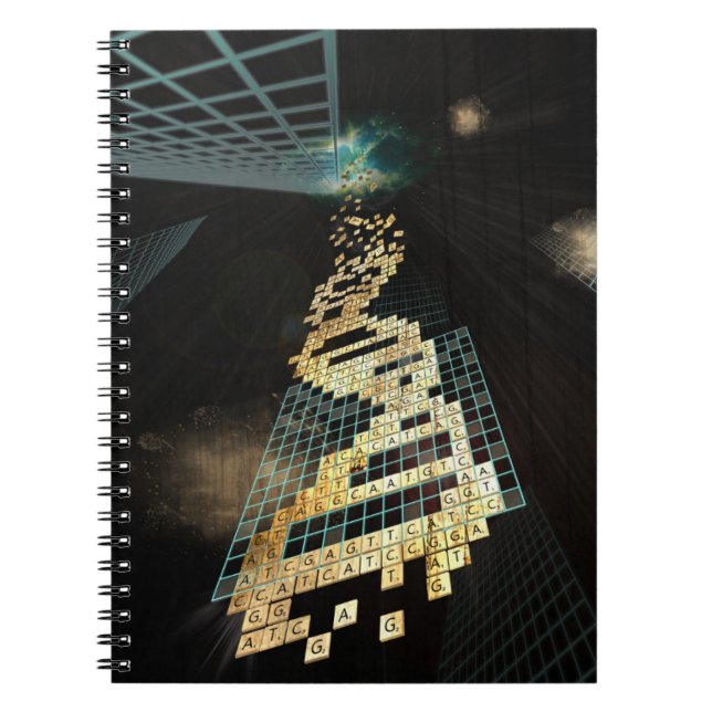 Caderno Espiral O deus não joga os dados 2014 (Frente)