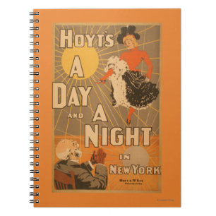 Caderno Espiral O dia do A de Hoyt e uma noite na Nova Iorque