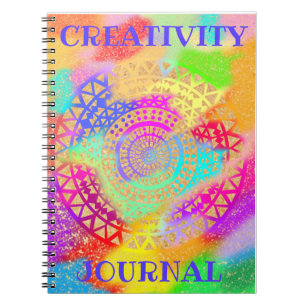 Caderno Espiral O Diário Creativo Mandala Pensou Em Desenhar Color