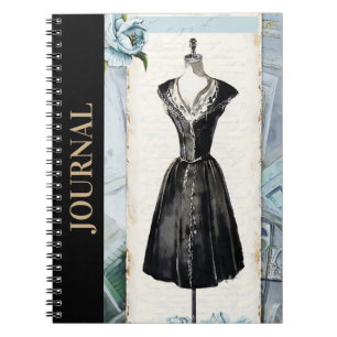 Caderno Espiral O Diário de Inspiração LBD, pequeno vestido preto