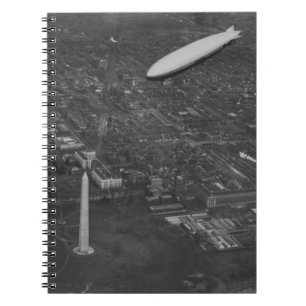 Caderno Espiral O dirigível "USS Los Angeles" ZR3 dos E.U. que vo