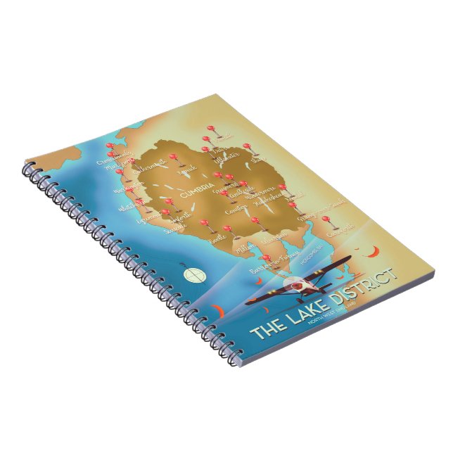 Caderno Espiral O Distrito dos Lagos Inglaterra (Lado Direito)
