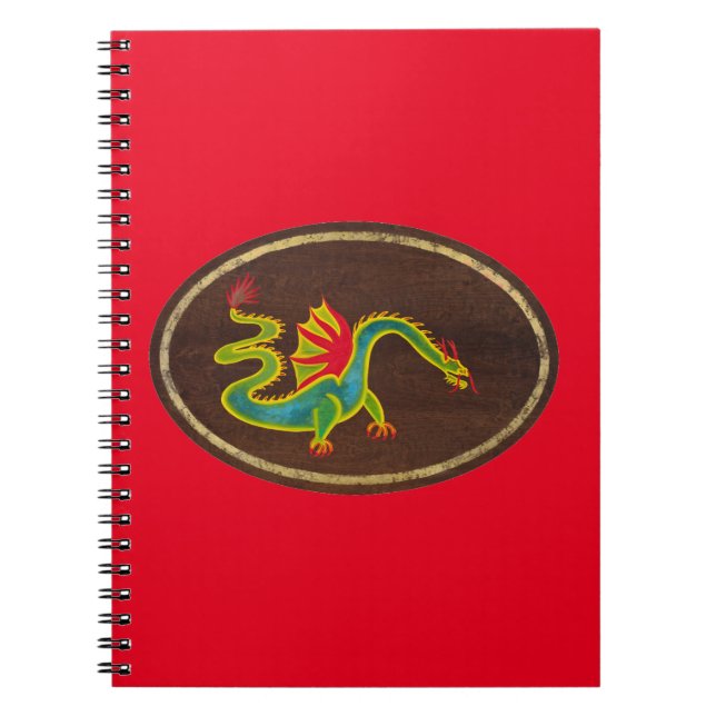 Caderno Espiral O dragão 2009 (Frente)