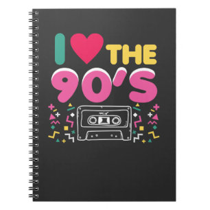 Caderno Espiral o equipamento 90er eu amo os anos 90 Oldschool