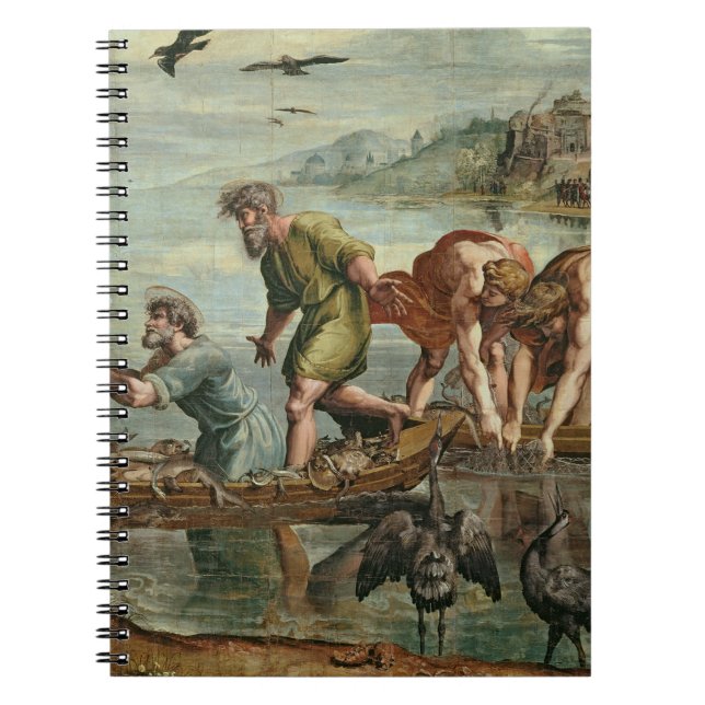 Caderno Espiral O esboço miraculoso dos peixes (desenhos animados (Frente)