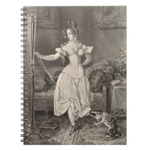 Caderno Espiral O Estada-laço, gravado por Alfred Leon Lemercier