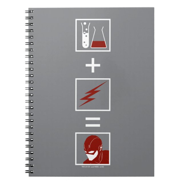 Caderno Espiral O Flash | Equação Flash (Frente)