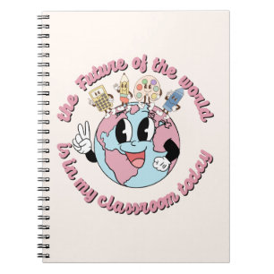 Caderno Espiral O futuro do mundo está na minha classe
