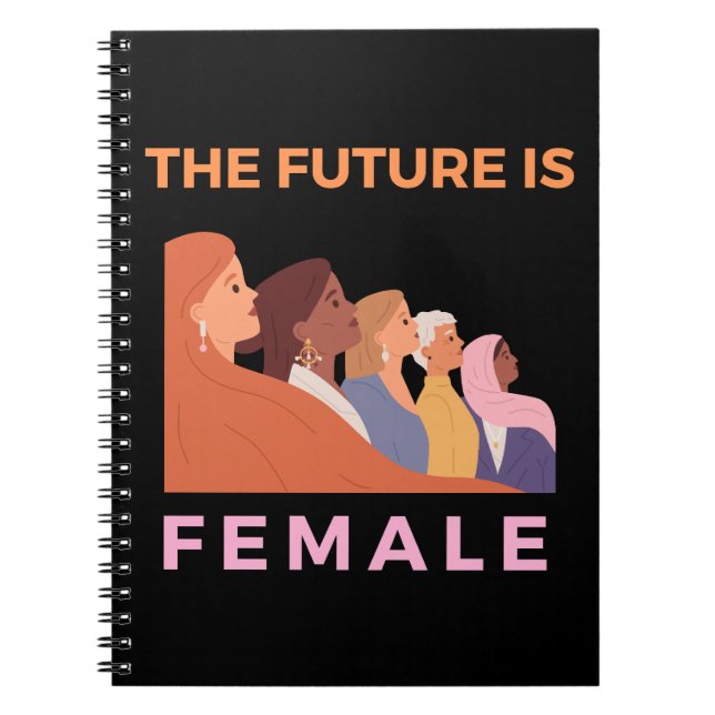 Caderno Espiral O Futuro É Feminino (Frente)