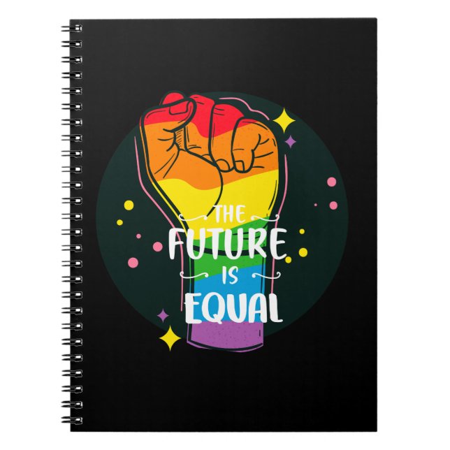 Caderno Espiral O Futuro É Igual À Pressão (Frente)
