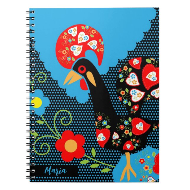 Caderno Espiral O galo de Portugal (Frente)
