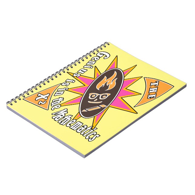 Caderno Espiral O gênio está na matemática (Left Side)