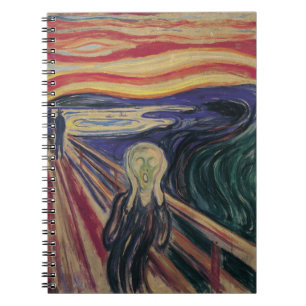Caderno Espiral O Gritar de Edvard Munch, expressionismo venenoso