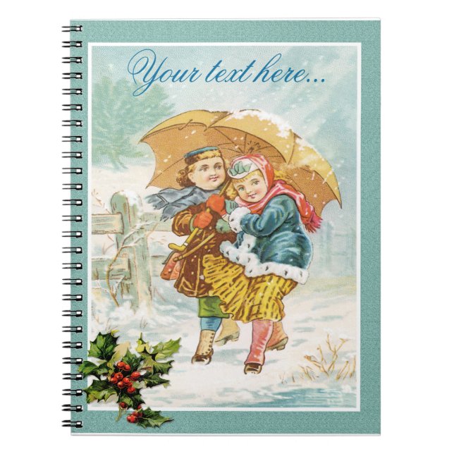 Caderno Espiral O guarda-chuva grande # 2 ~ Notebook (Frente)